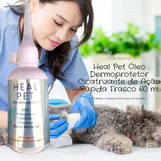 Óleo Dermoprotetor "Cicatrizante natural para feridas em pets"